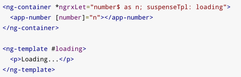 Using a loading template with ngrxLet | Angular Newsletter